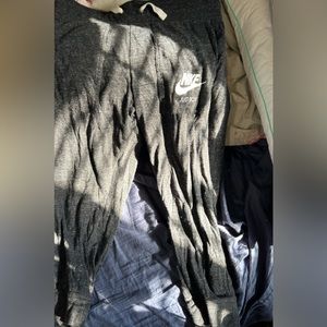 Nike Vintage style joggers size small Gray